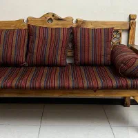 سرویس کامل مبلمان و شلف و نی چوبی