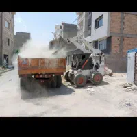 خاکبرداری با بابکت حمل نخاله با کارکر