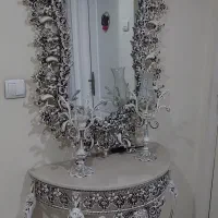 ایینه شمعدان کنسول