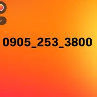 0905 253 3800