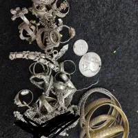 نقره شکسته سکه النگو