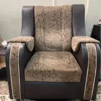 مبل هفت نفره بهمراه چهارتامیزعسلی