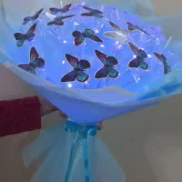 دسته گل پروانه چراغدار با تخفیف هدیه عیدغدیر