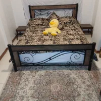 تخت وتشک فلزی  دونفره
