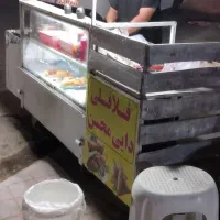 دکه فلافلی اماده به کار با چادر