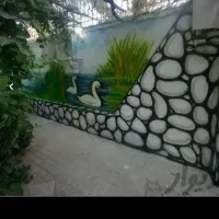 دیوارنویسی .منظره کرکره نویس دیوارنویسی جزئی