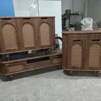 جاکفشی کنسولی حصیری