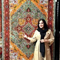 فرش ورتکس طرح سنتی هریس پاستیلی ۶و۹و۱۲ متری