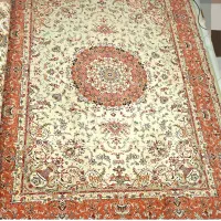 یک جفت فرش اصل مشهد درجه یک، ۹متری، نخ اکریلیک
