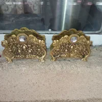 جا دستمال کاغذی برنجی