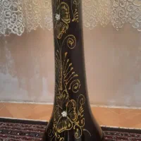 گلدان مشکی کریستال