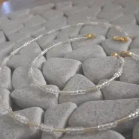 گردنبند شفاف مجلسی