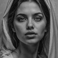 طراحی چهره با سیاه‌قلم