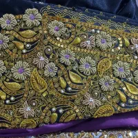 شلوار بندری مدل گل پفی