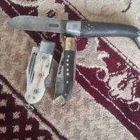 چاقو وساعت اتوماتیک قدیمی