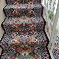 گلیم پله  کارکرده