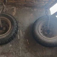 یک جفت لاستیک برفی با رینک ۱۳
