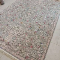 فرش ۱۲۰۰ شانه گلبرجسته ۹ متری|فرش|کاشان, کارگر|دیوار