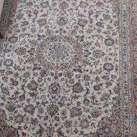 فرش ۹ متری دستباف کاشان کرم