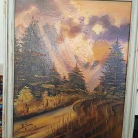 تابلو نقاشی غروب