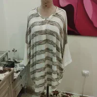مانتو کوتاه تا سایز50درحدنو جلو باز سالم وتمیز