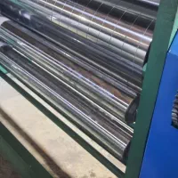 دستگاه کارتن سازی فلکسو دورنگ چاک  و لبچسب تاکن