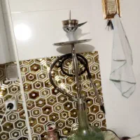 قلیون شمش برنج نقره ای