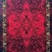 \ فرش ماشینی قرمز مشکی قسطی ( تعویض تخفیف