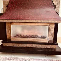 بخاری طرح شومینه مهیا گاز
