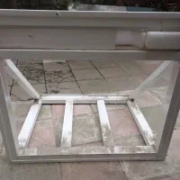 پایه کولرپنجره ایی الومینیومی سفید