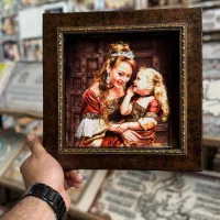 تابلو فرش قببله