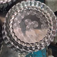 سینی استیل در حد نو قطر ۲۴  و قطر ۴۴