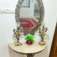 آینه و کنسول طرح برنز