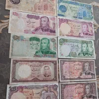 ۶۰ برگ اسکناس شاهی و بارگاهی در آیتم های ده برگی