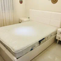 تخت ۲نفره سفید بدون تشک
