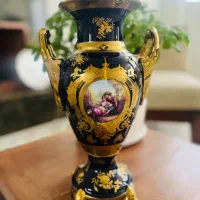 گلدان سرمه ای لیلی و مجنون