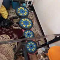 وسایل بدنسازی هالتر و میز