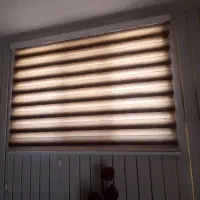 پرده زبرا در حد نو سالم و نو