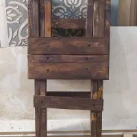 صندلی تاشو چوبی (قابل سفارش و شخصی سازی)