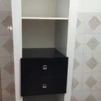 کمدکتابخانه.جنس mdfمحکم سفیدمشکی درحدنو
