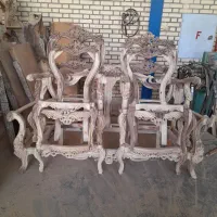 مبل افسون با چوب گردو خوش منبت
