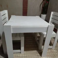 میز و صندلی دونفره کم کار