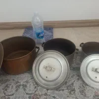 قابلمه مسی در سه سایز