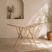 بندرخت چوبی تاشو مدل نیل ، ترکیب زیبایی و کیفیت