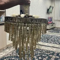 دو عدد لوستر کریستالی