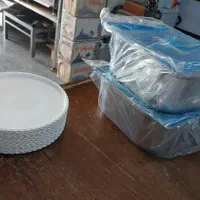 بنماری / سینی استیل / توری سرخ کن / انبر پیتزا