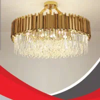 نصب انواع لوستر و لاین نوری