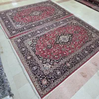 فرش لاکی کاشان/جفت ۶ متری/جنس پشم و ضخیم