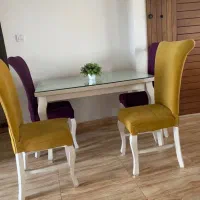 میز نهار خوردی چهار نفره با چوب نراد