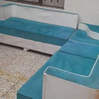 مبل ال ۶ نفره با میز جلو مبلی اش